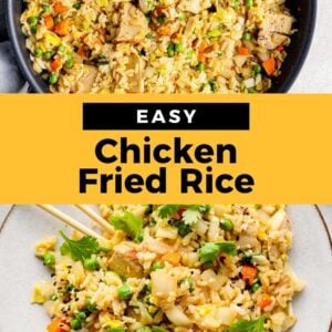 easy chicken fried rice pin