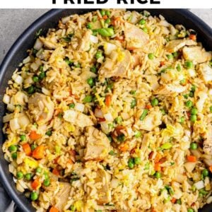 easy chicken fried rice pin