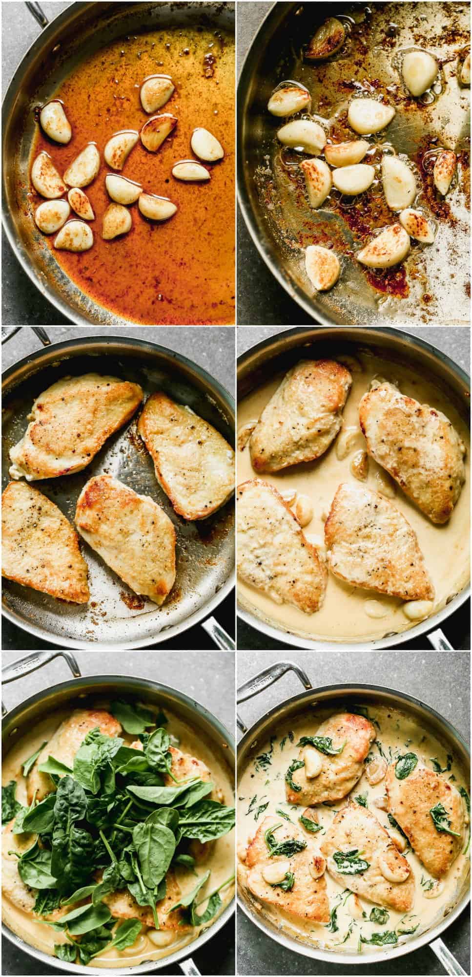 how to make garlic chicken step by step photos