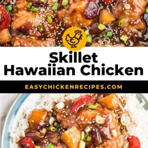 hawaiian chicken skillet pinterest